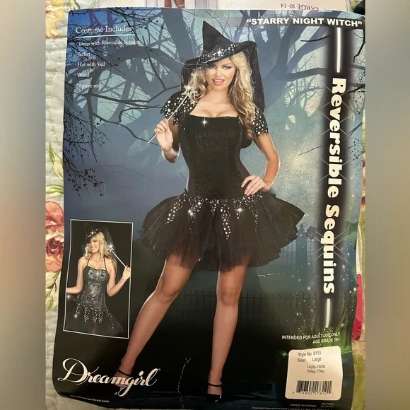 Dreamgirl Midnight Enchantress Costume - Picture 1 of 5